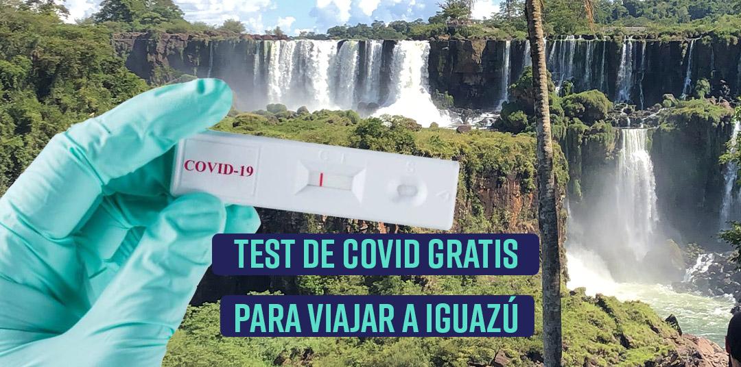Test de Covid-19 gratis para viajar a Misiones, Iguazú. Test de Covid-19 gratis para viajar a Misiones, Iguazú.