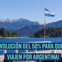 Devolución del 50% para quienes viajen por Argentina