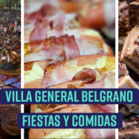 Villa General Belgrano: Fiestas y Comidas